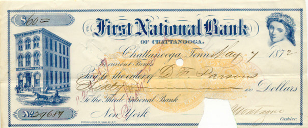 1st National Bank 5-7-1872